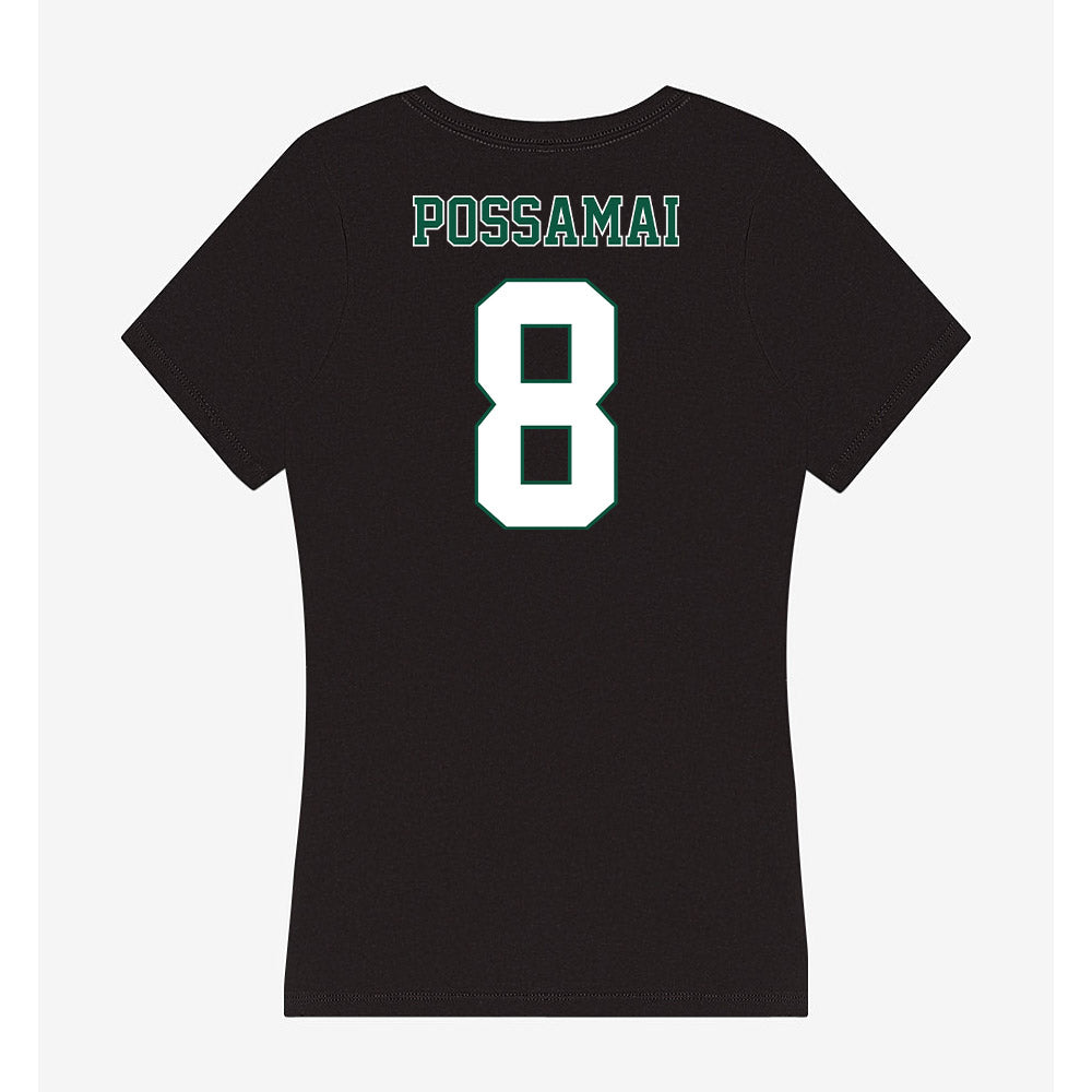 Northeastern State - NCAA Men's Soccer : Matheus Possamai - Women's V-Neck T-Shirt-1