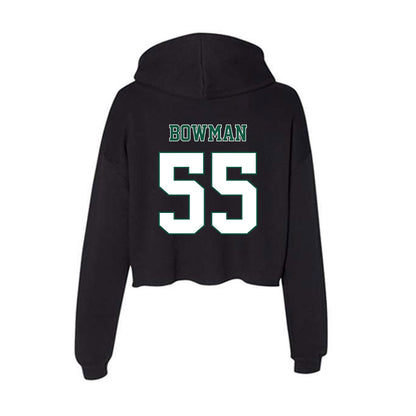 Northeastern State - NCAA Baseball : Jacob Bowman - Women's Crop Fleece Hoodie-1