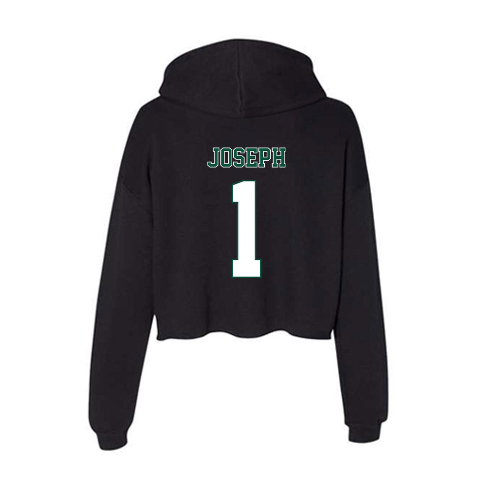 Northeastern State - NCAA Football : John Joseph - Women's Crop Fleece Hoodie-1