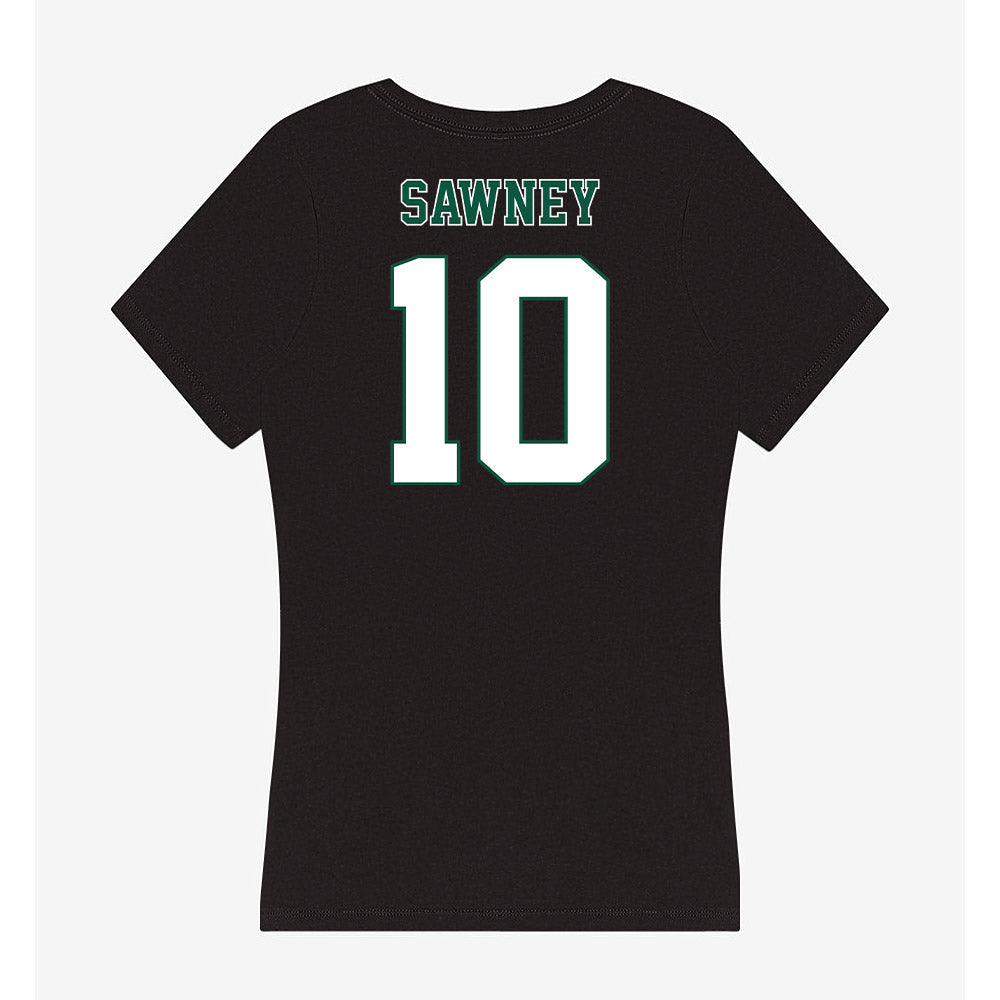 Northeastern State - NCAA Softball : Macie Sawney - Women's V-Neck T-Shirt-1