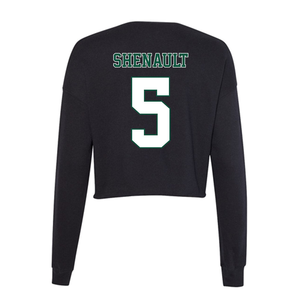 Northeastern State - NCAA Football : La'Vontae Shenault - Women's Cropped Crew Fleece-1