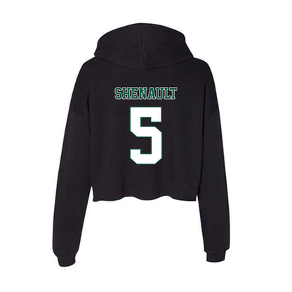 Northeastern State - NCAA Football : La'Vontae Shenault - Women's Crop Fleece Hoodie-1