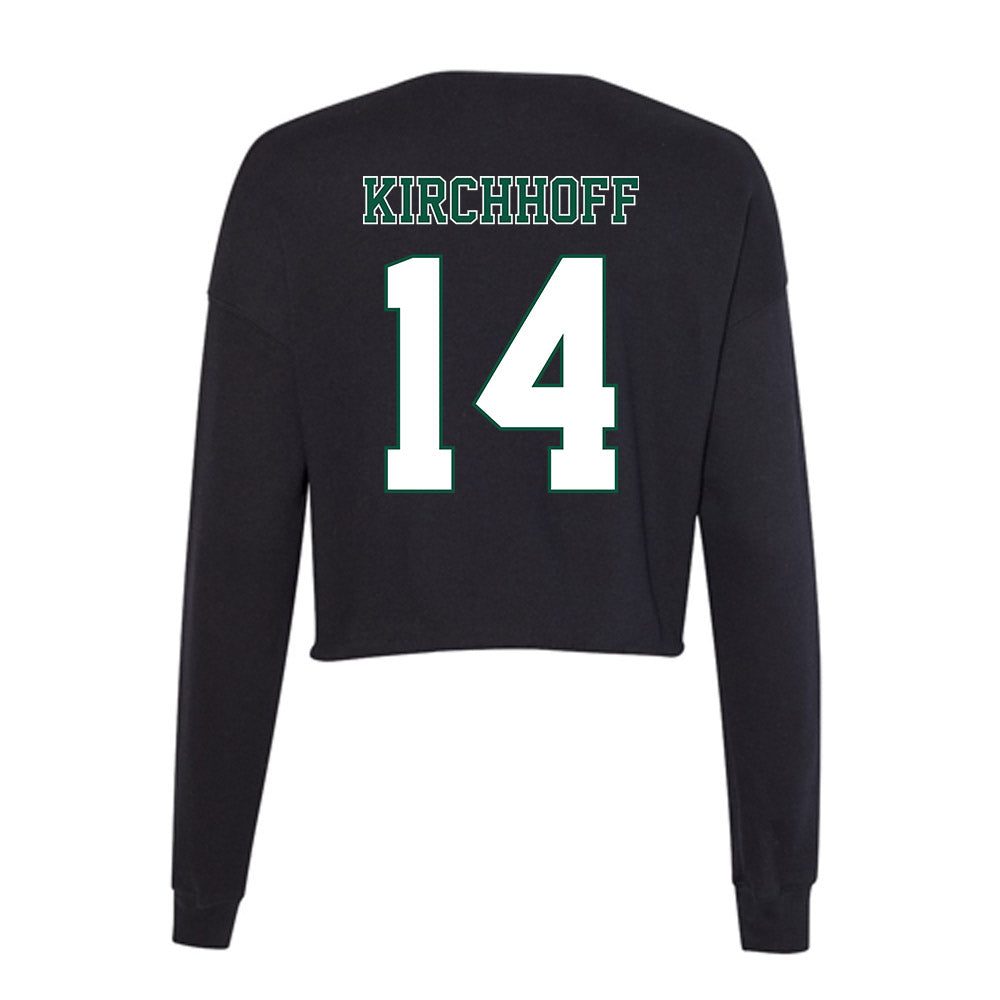 Northeastern State - NCAA Women's Basketball : Brennan Kirchhoff - Women's Cropped Crew Fleece-1