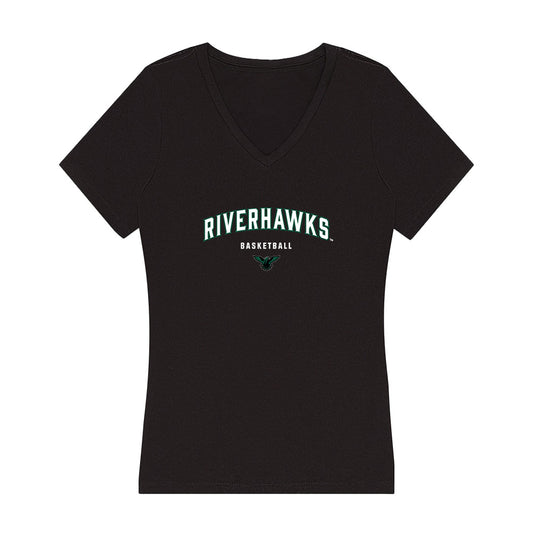 Northeastern State - NCAA Women's Basketball : Brennan Kirchhoff - Women's V-Neck T-Shirt-0