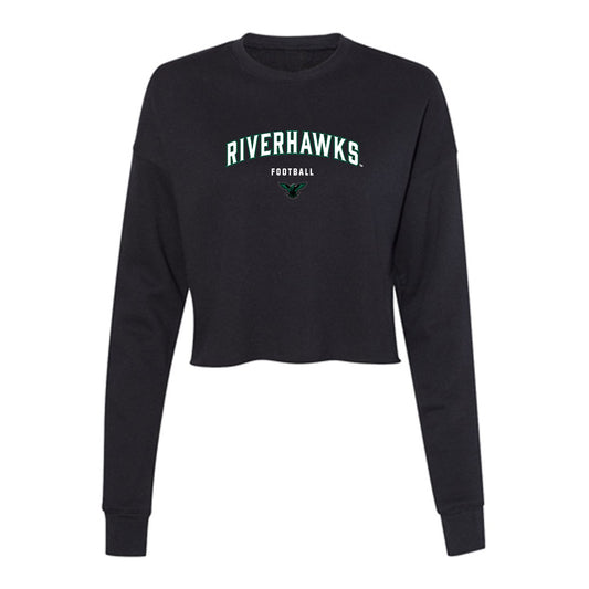Northeastern State - NCAA Football : John Joseph - Women's Cropped Crew Fleece-0