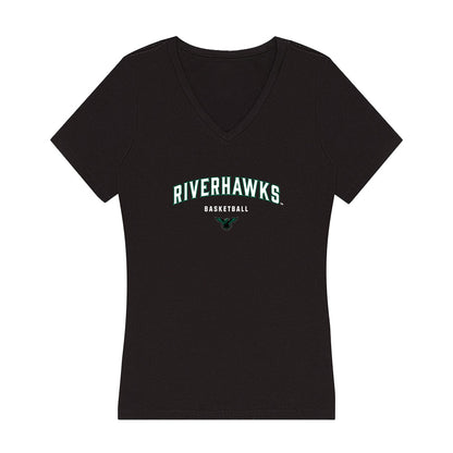 Northeastern State - NCAA Women's Basketball : Aubrey Brown - Women's V-Neck T-Shirt-0