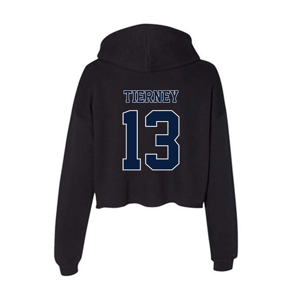 Nevada - NCAA Baseball : Eddie Tierney - Women's Crop Fleece Hoodie-1