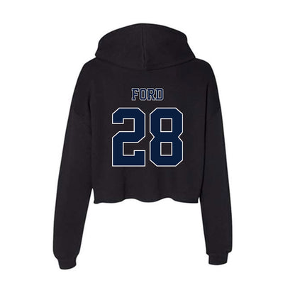 Nevada - NCAA Football : Mykel Ford - Women's Crop Fleece Hoodie-1
