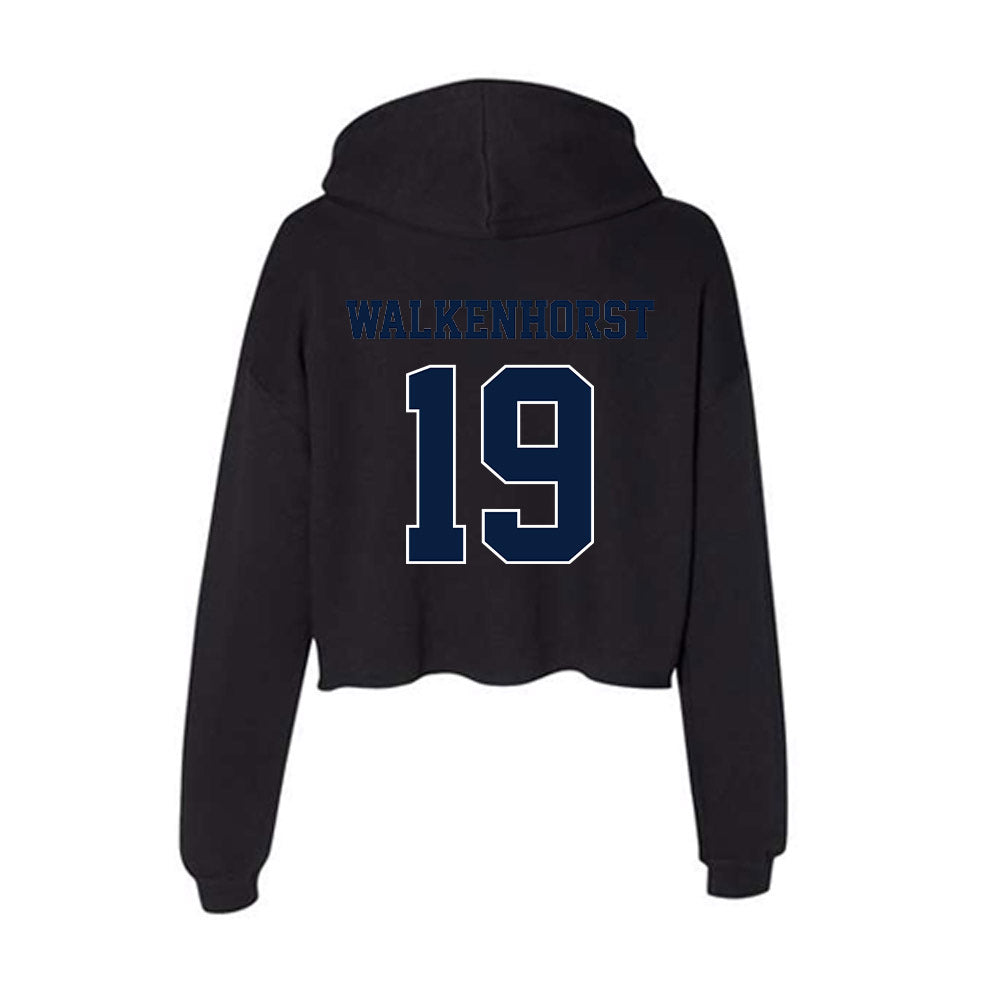 Nevada - NCAA Women's Volleyball : Jessica Walkenhorst - Women's Crop Fleece Hoodie-1