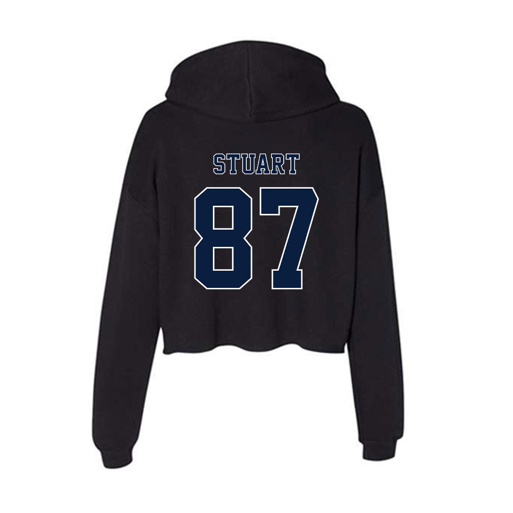 Nevada - NCAA Football : Oliver Stuart - Women's Crop Fleece Hoodie-1