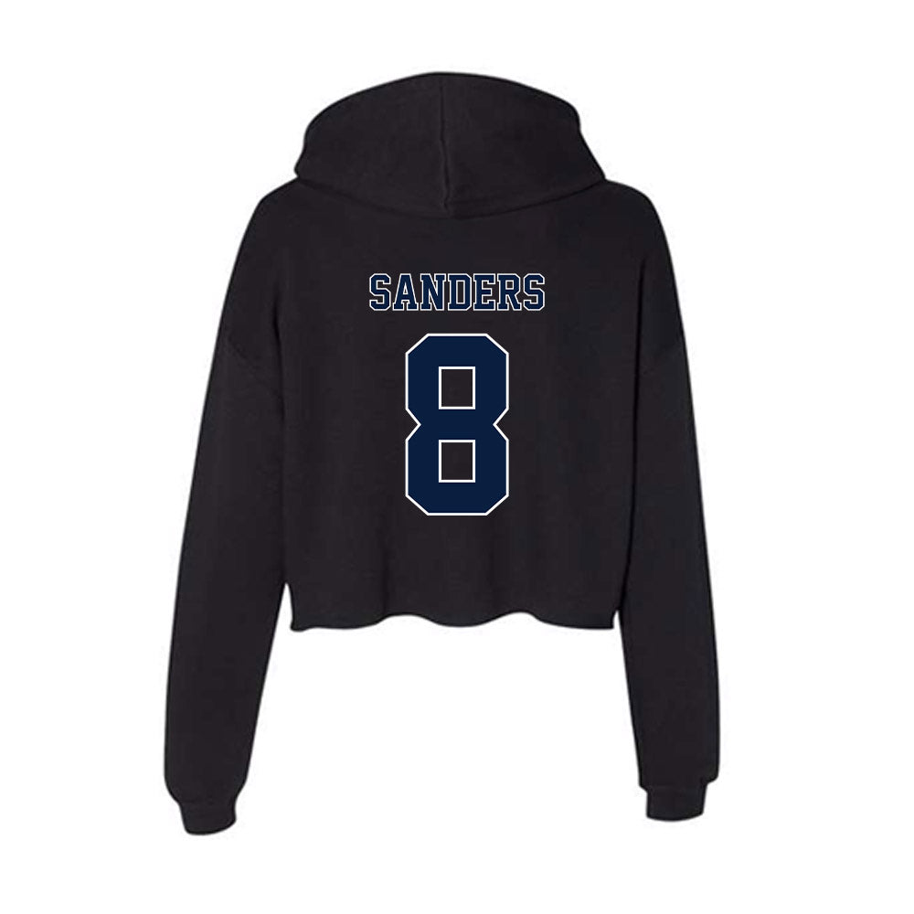Nevada - NCAA Men's Basketball : Kobe Sanders - Women's Crop Fleece Hoodie-1
