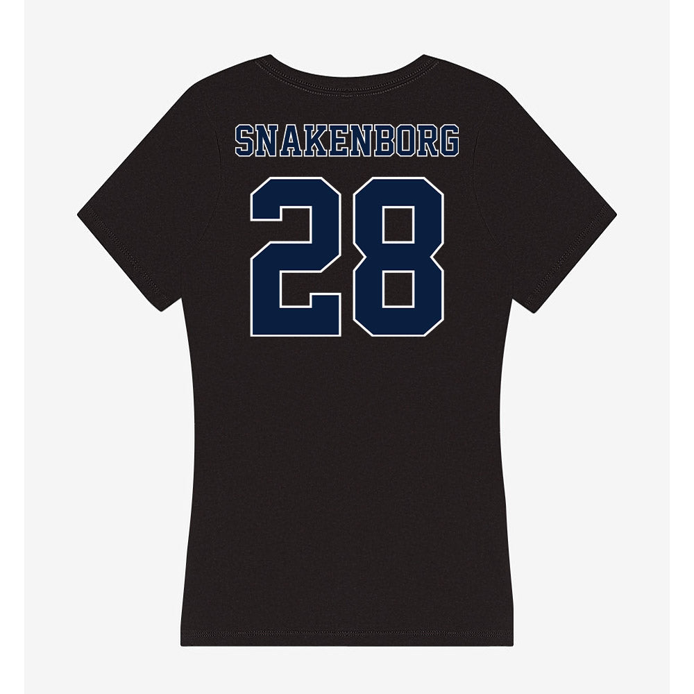 Nevada - NCAA Baseball : nate Snakenborg - Women's V-Neck T-Shirt-1