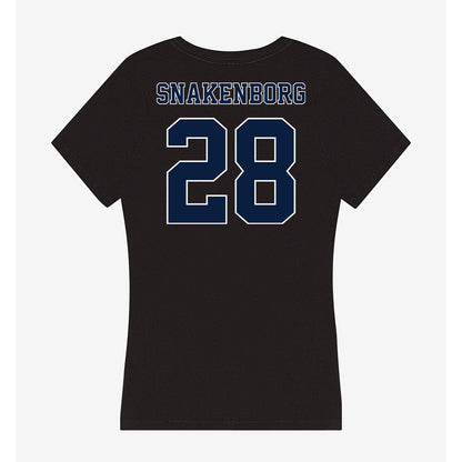 Nevada - NCAA Baseball : nate Snakenborg - Women's V-Neck T-Shirt-1