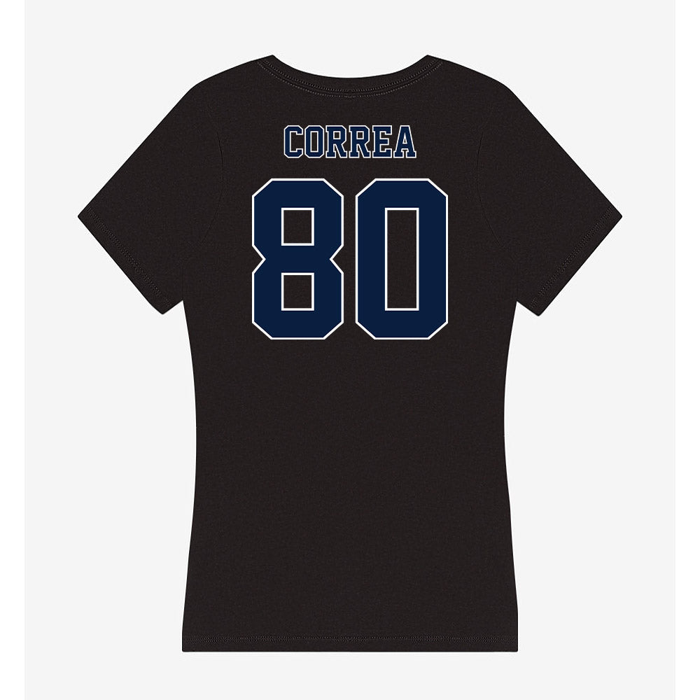 Nevada - NCAA Football : Johnathan Correa - Women's V-Neck T-Shirt-1
