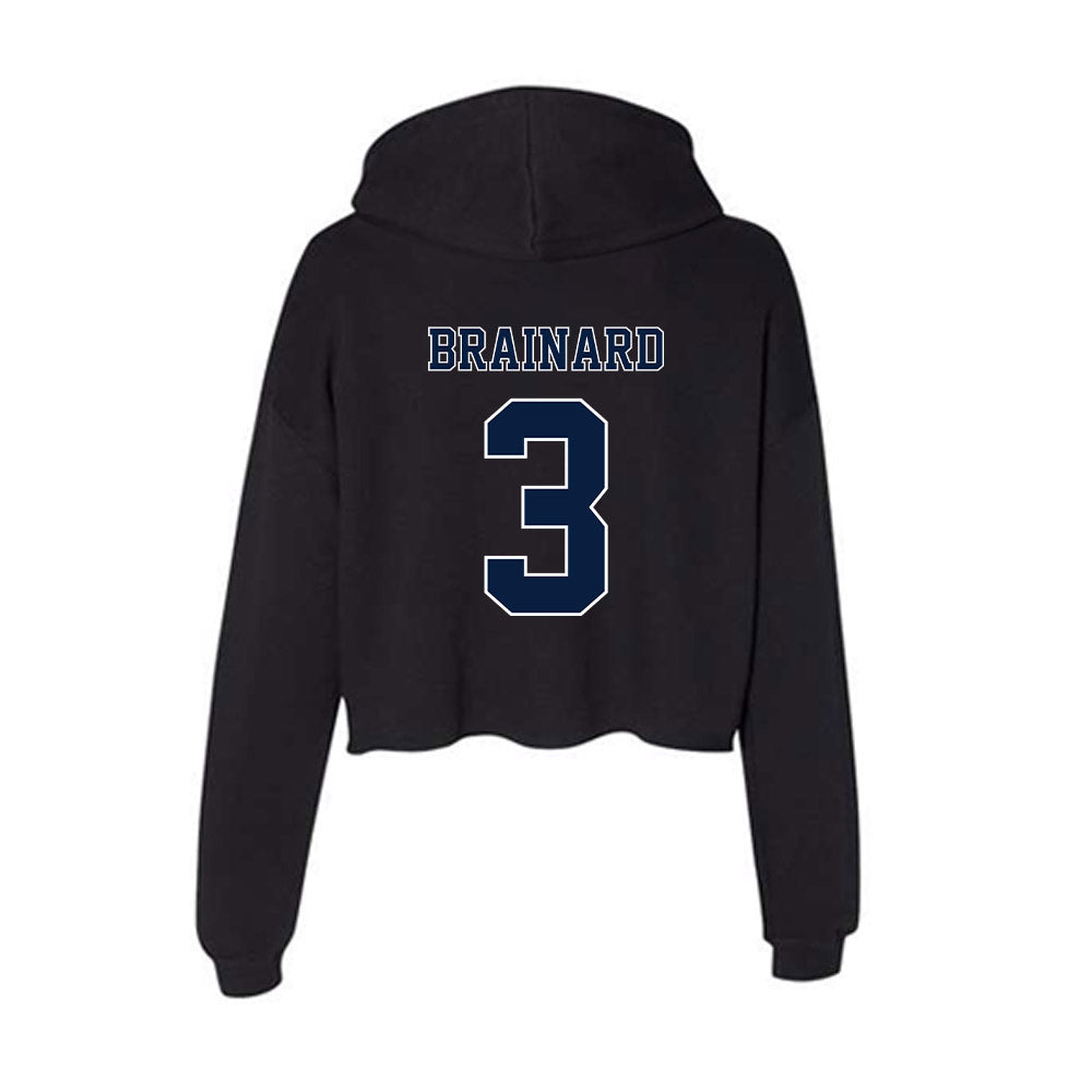 Nevada - NCAA Baseball : Aidan Brainard - Women's Crop Fleece Hoodie-1
