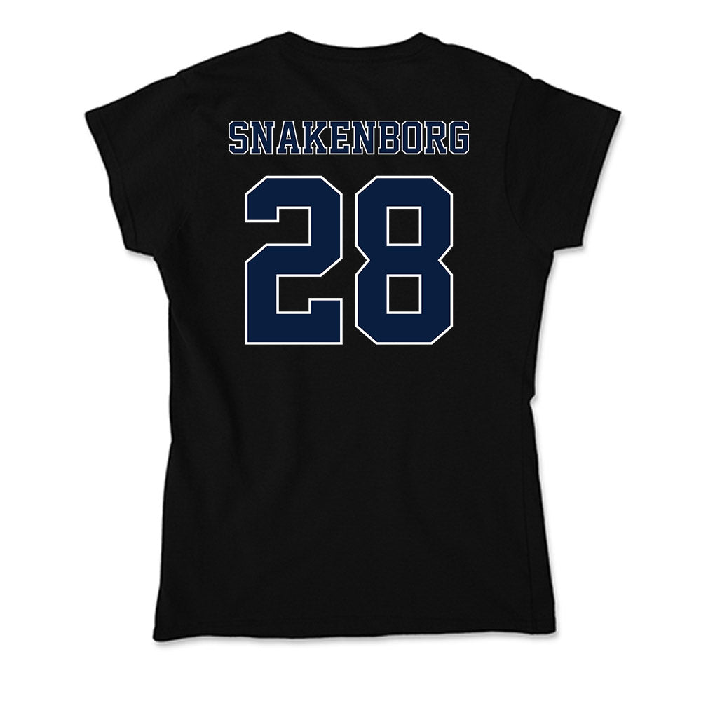 Nevada - NCAA Baseball : nate Snakenborg - Soft Style Women’s T-Shirt-1