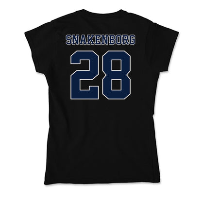 Nevada - NCAA Baseball : nate Snakenborg - Soft Style Women’s T-Shirt-1