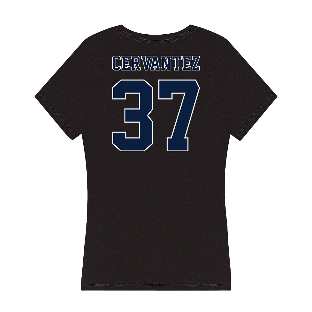 Nevada - NCAA Baseball : Takeo Cervantez - Women's V-Neck T-Shirt-1