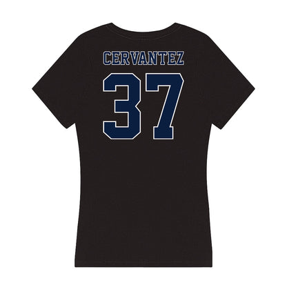 Nevada - NCAA Baseball : Takeo Cervantez - Women's V-Neck T-Shirt-1