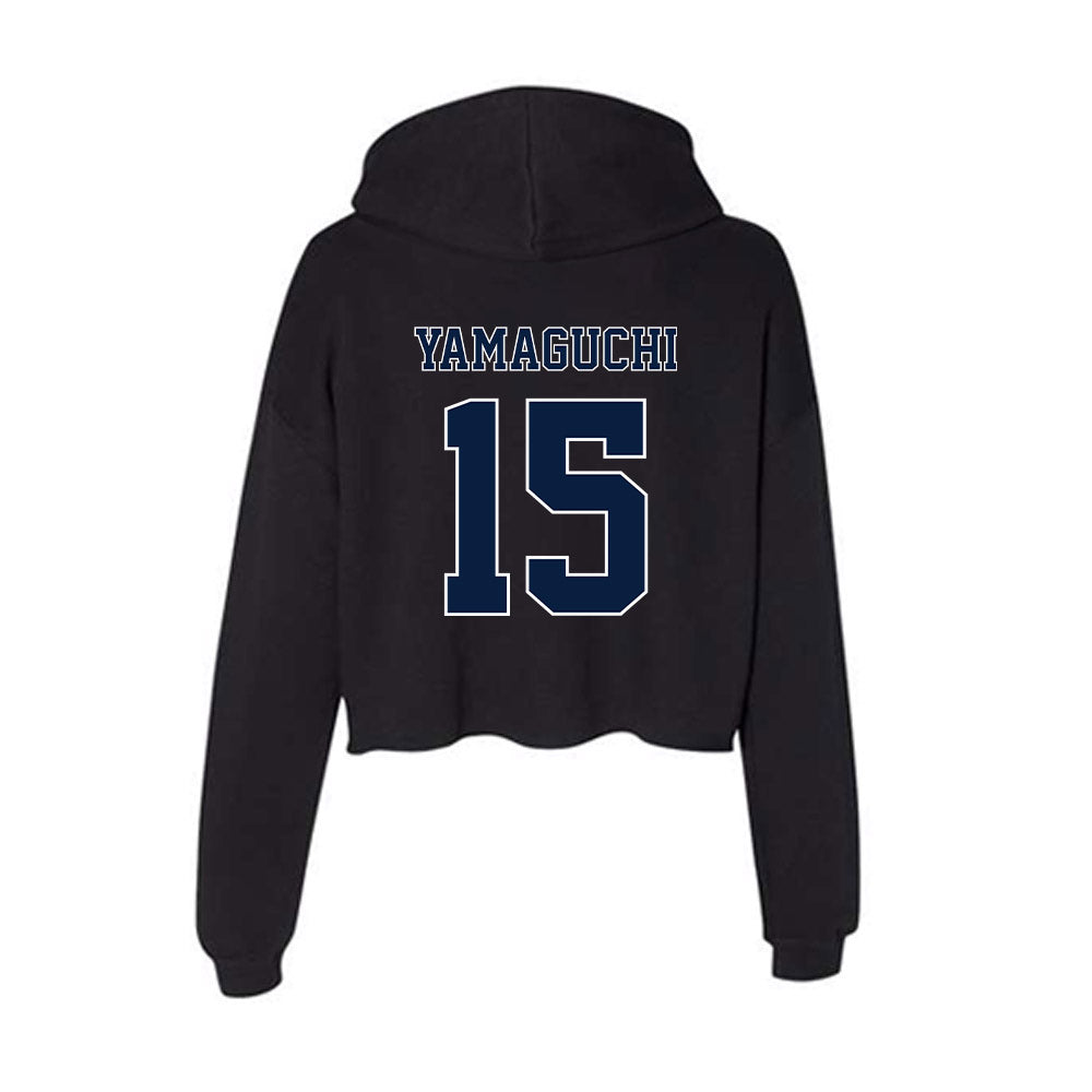 Nevada - NCAA Baseball : Sean Yamaguchi - Women's Crop Fleece Hoodie-1