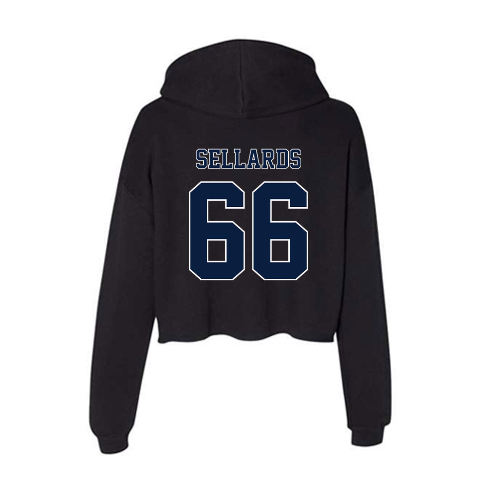Nevada - NCAA Football : Henry Sellards - Women's Crop Fleece Hoodie-1