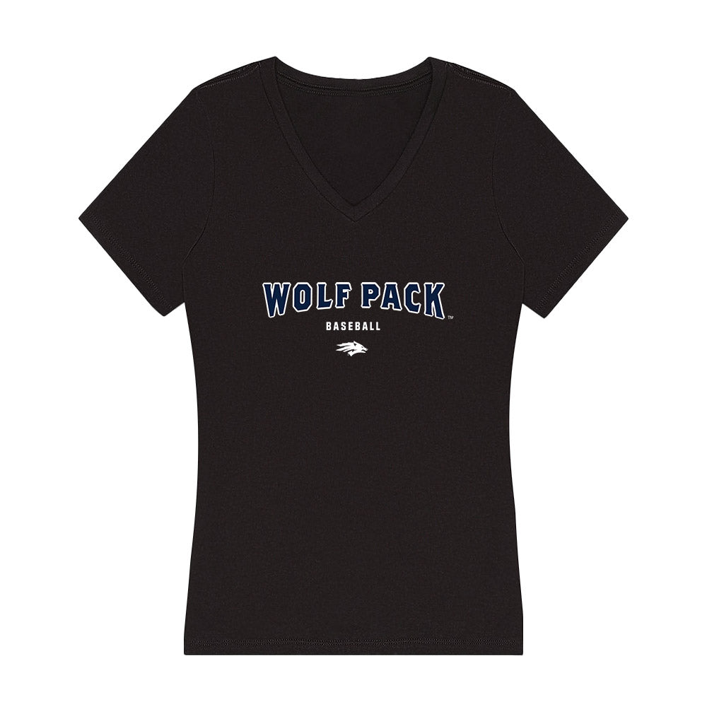 Nevada - NCAA Baseball : Jackson Waller - Women's V-Neck T-Shirt-0