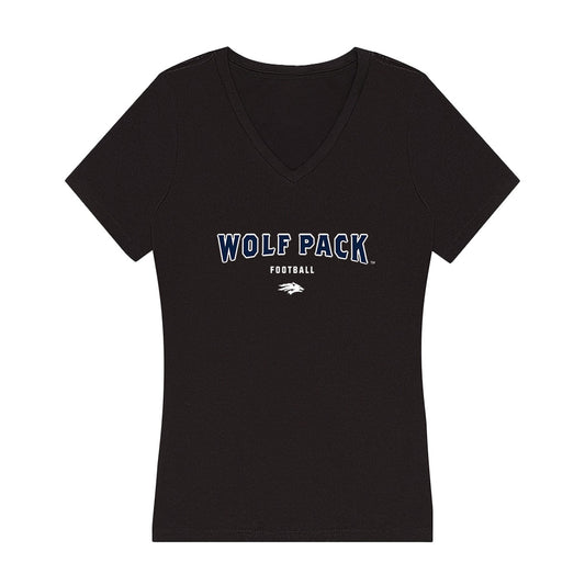 Nevada - NCAA Football : Ethan Lowell - Women's V-Neck T-Shirt-0