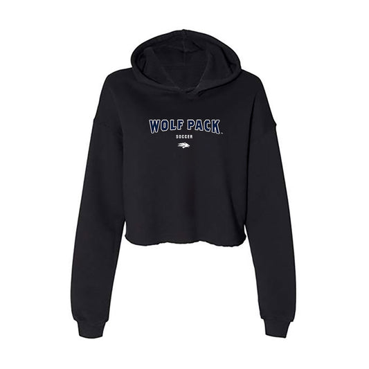 Nevada - NCAA Women's Soccer : Mia Collins - Women's Crop Fleece Hoodie-0