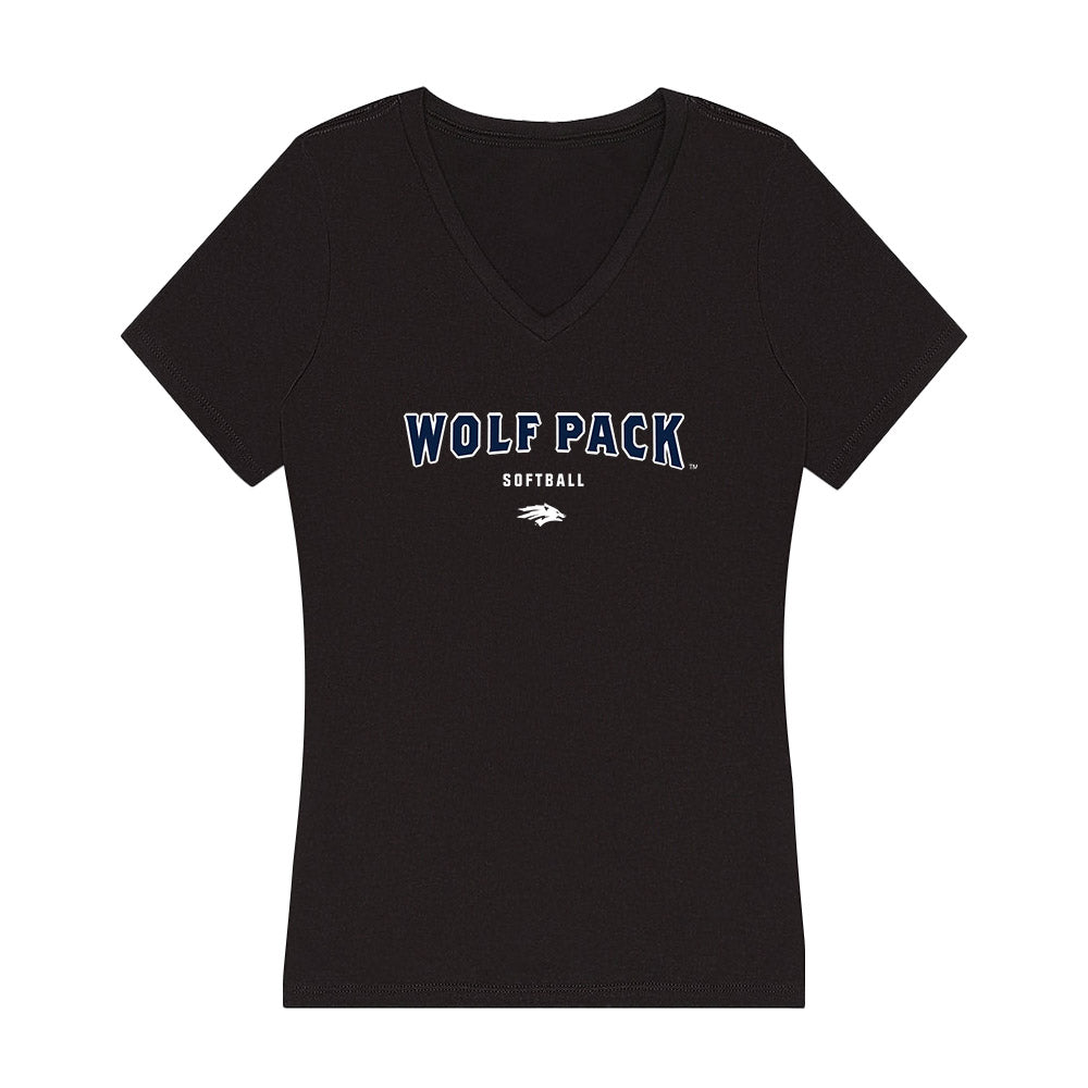 Nevada - NCAA Softball : Karolyn Glover - Women's V-Neck T-Shirt-0