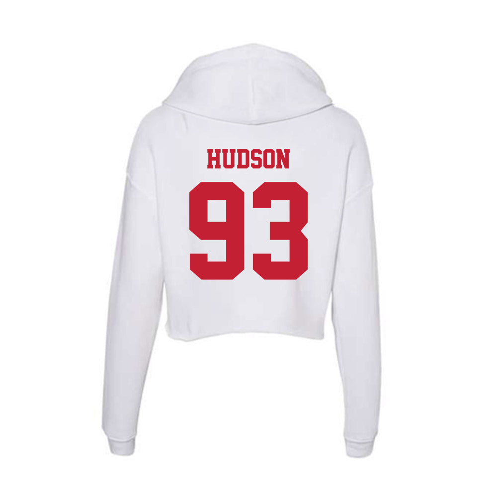 Ball State - NCAA Football : Scott Hudson - Classic Shersey Women's Crop Fleece Hoodie-1