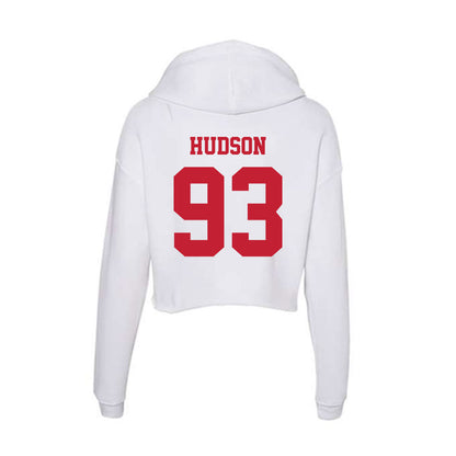 Ball State - NCAA Football : Scott Hudson - Classic Shersey Women's Crop Fleece Hoodie-1