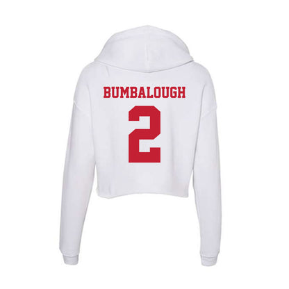 Ball State - NCAA Men's Basketball : Luke Bumbalough - Classic Shersey Women's Crop Fleece Hoodie-1