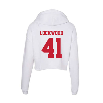 Ball State - NCAA Baseball : Caden Lockwood - Classic Shersey Women's Crop Fleece Hoodie-1