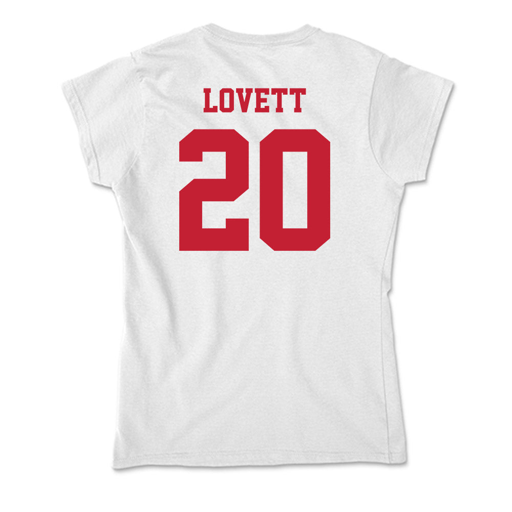 Ball State - NCAA Softball : Ashlee Lovett - Classic Shersey Soft Style Women’s T-Shirt-1