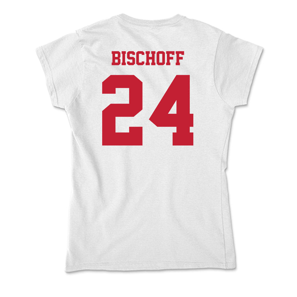 Ball State - NCAA Women's Basketball : Madelyn Bischoff - Classic Shersey Soft Style Women’s T-Shirt-1