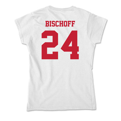 Ball State - NCAA Women's Basketball : Madelyn Bischoff - Classic Shersey Soft Style Women’s T-Shirt-1