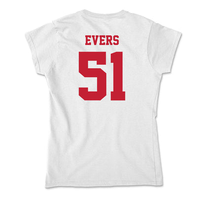 Ball State - NCAA Football : Ethan Evers - Classic Shersey Soft Style Women’s T-Shirt-1