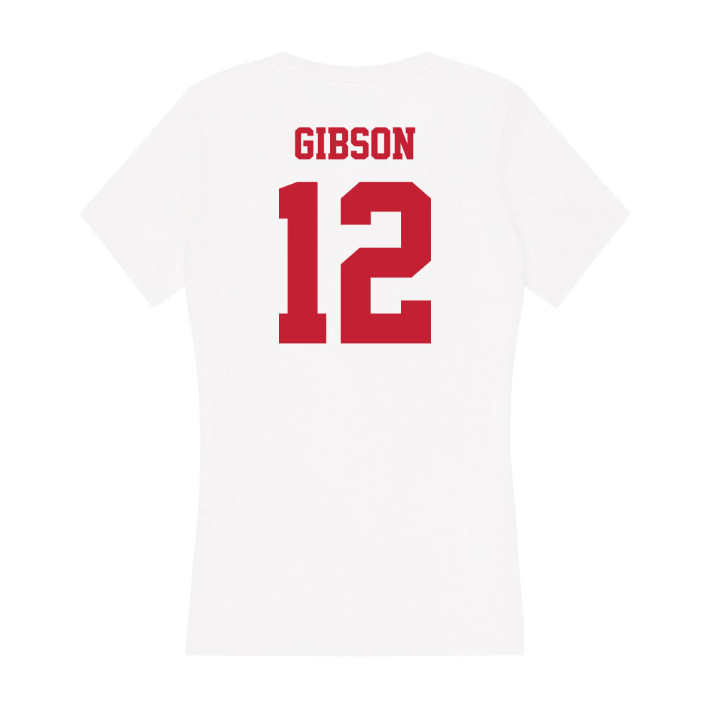  - NCAA Softball : Kaitlyn Gibson - Classic Shersey Women's V-Neck T-Shirt-1