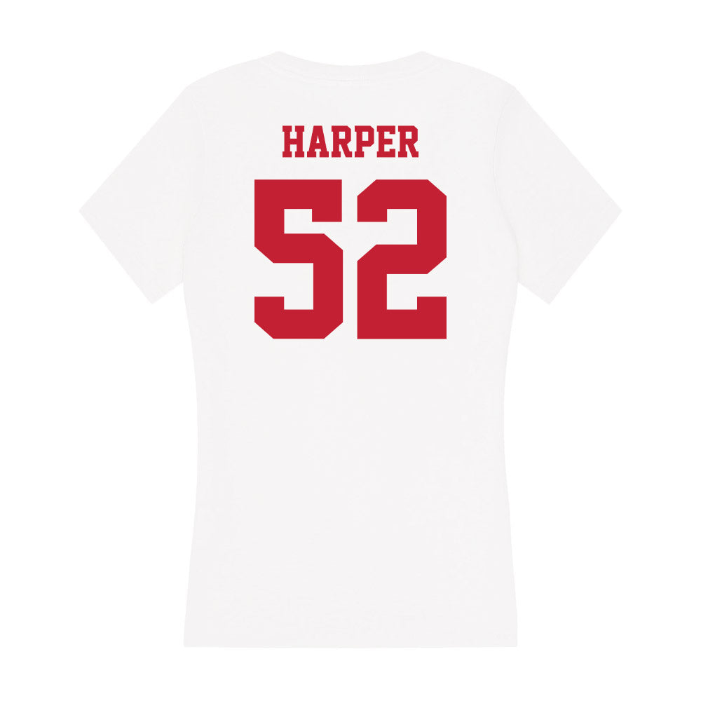 Ball State - NCAA Football : Drew Harper - Classic Shersey Women's V-Neck T-Shirt-1