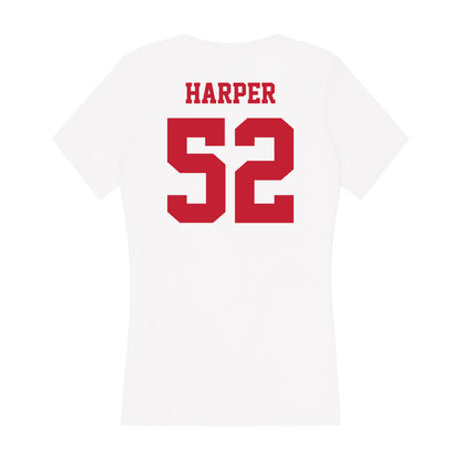 Ball State - NCAA Football : Drew Harper - Classic Shersey Women's V-Neck T-Shirt-1