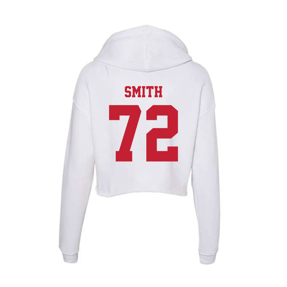 Ball State - NCAA Football : Cody Smith - Classic Shersey Women's Crop Fleece Hoodie-1