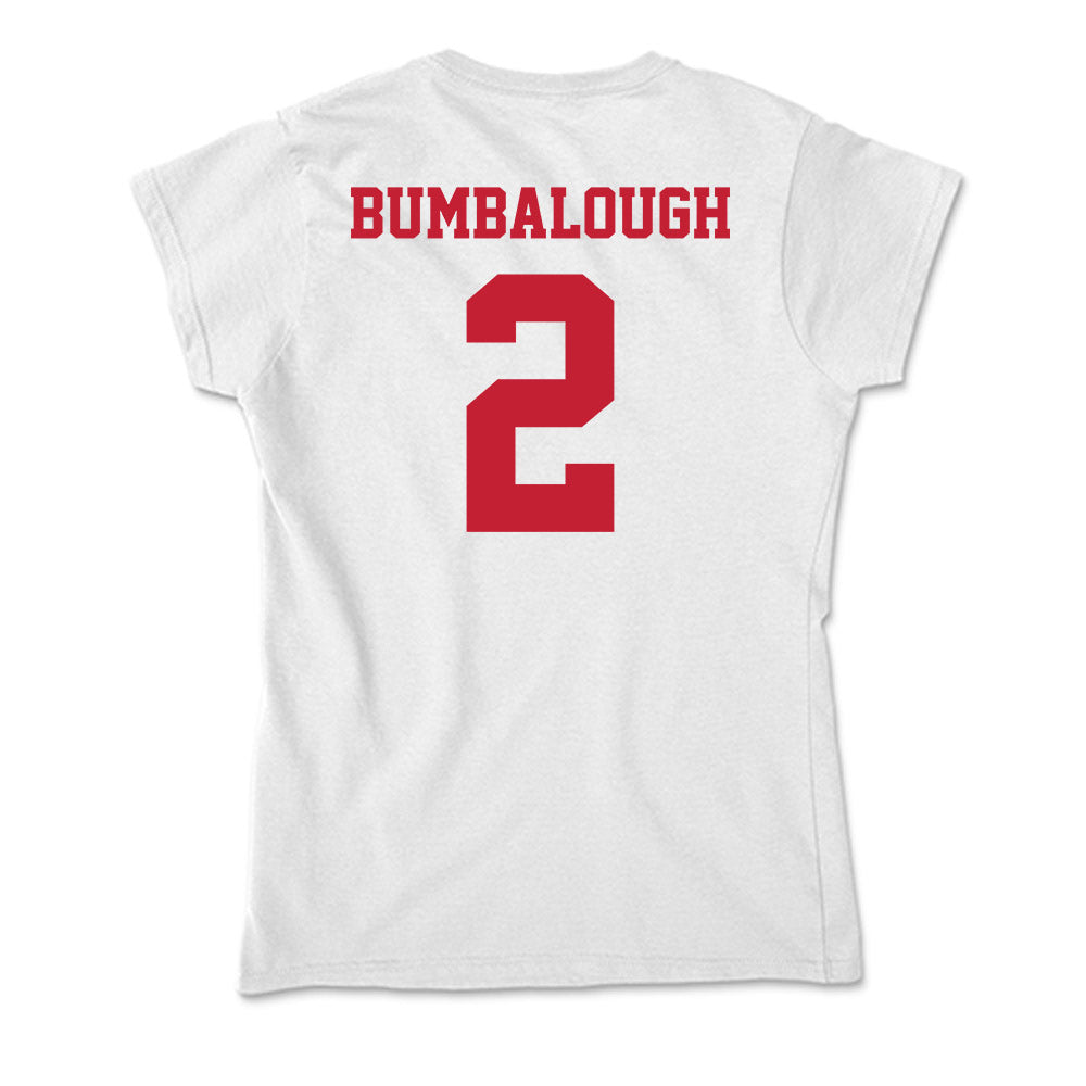 Ball State - NCAA Men's Basketball : Luke Bumbalough - Classic Shersey Soft Style Women’s T-Shirt-1