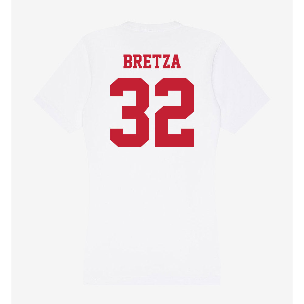 Ball State - NCAA Baseball : Zander Bretza - Classic Shersey Women's V-Neck T-Shirt-1