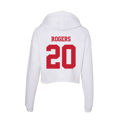 Ball State - NCAA Men's Volleyball : Patrick Rogers - Classic Shersey Women's Crop Fleece Hoodie-1