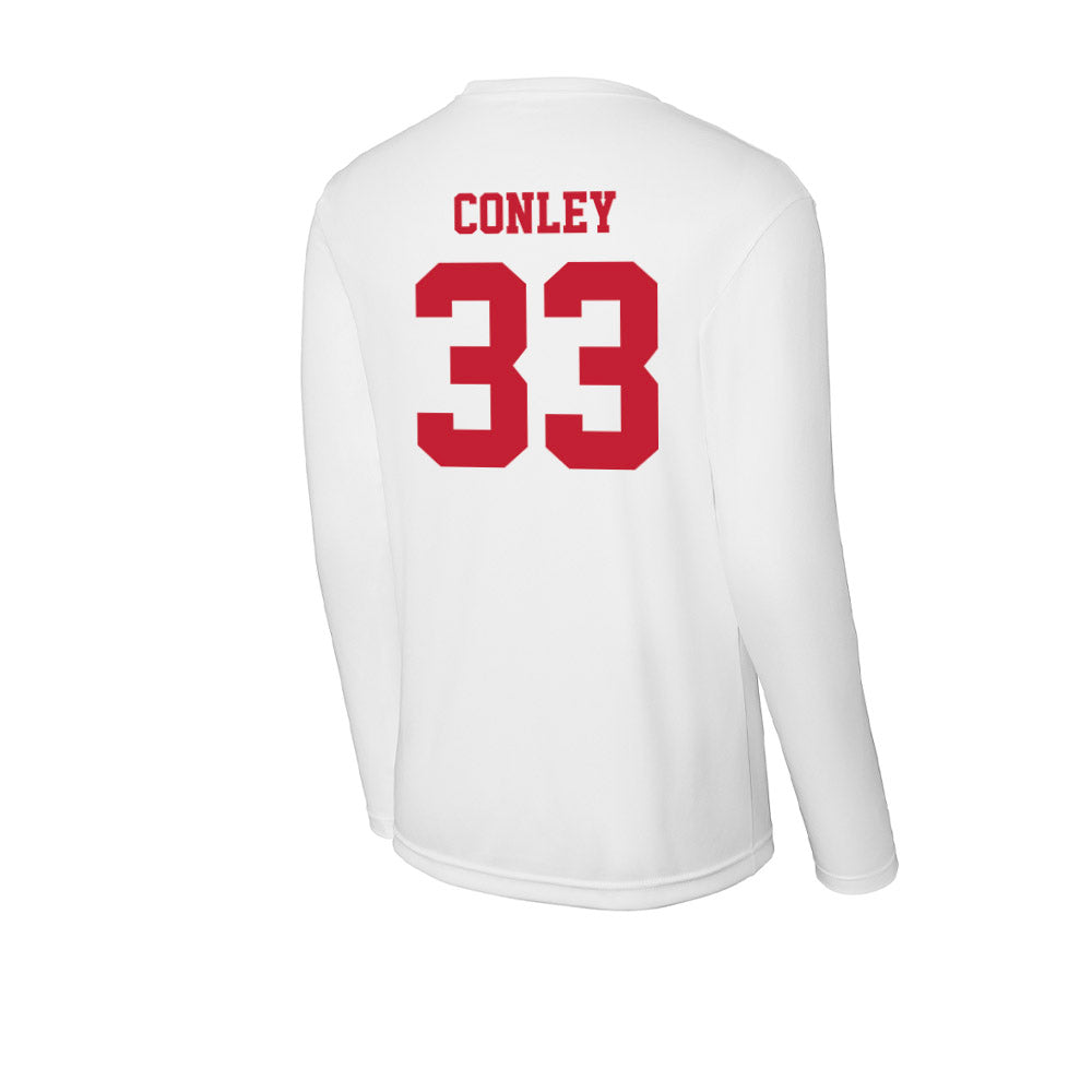 Ball State - NCAA Football : Darin Conley - Classic Shersey Activewear Long Sleeve T-Shirt-1