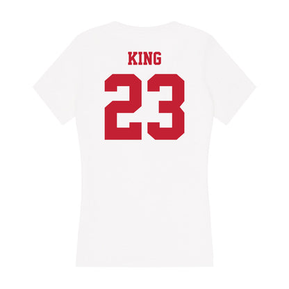  - NCAA Baseball : Houston King - Classic Shersey Women's V-Neck T-Shirt-1