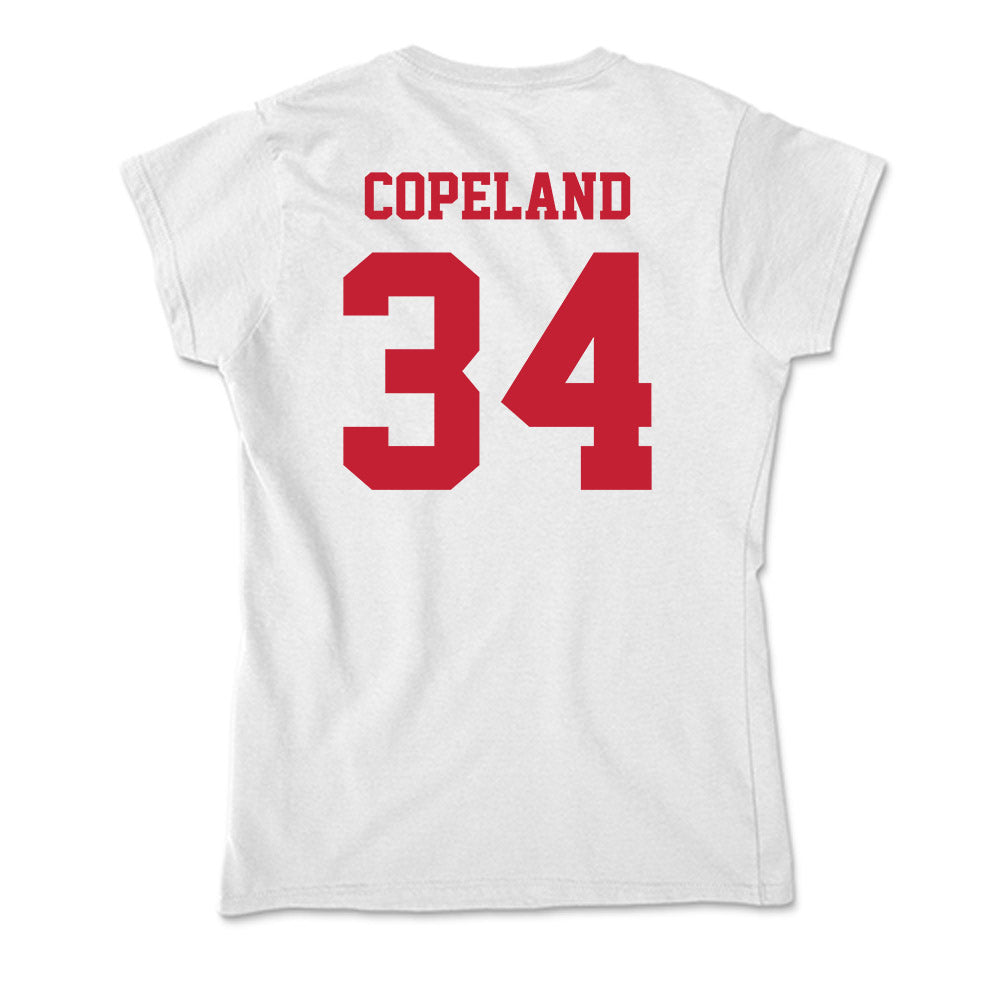 Ball State - NCAA Men's Basketball : Preston Copeland - Classic Shersey Soft Style Women’s T-Shirt-1