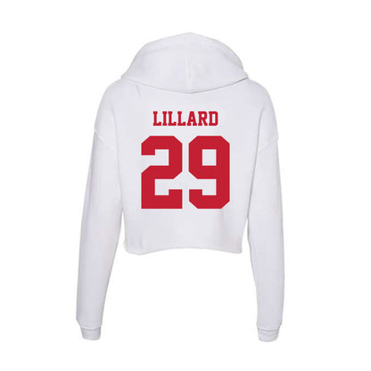 Ball State - NCAA Football : Micah Lillard - Classic Shersey Women's Crop Fleece Hoodie-1