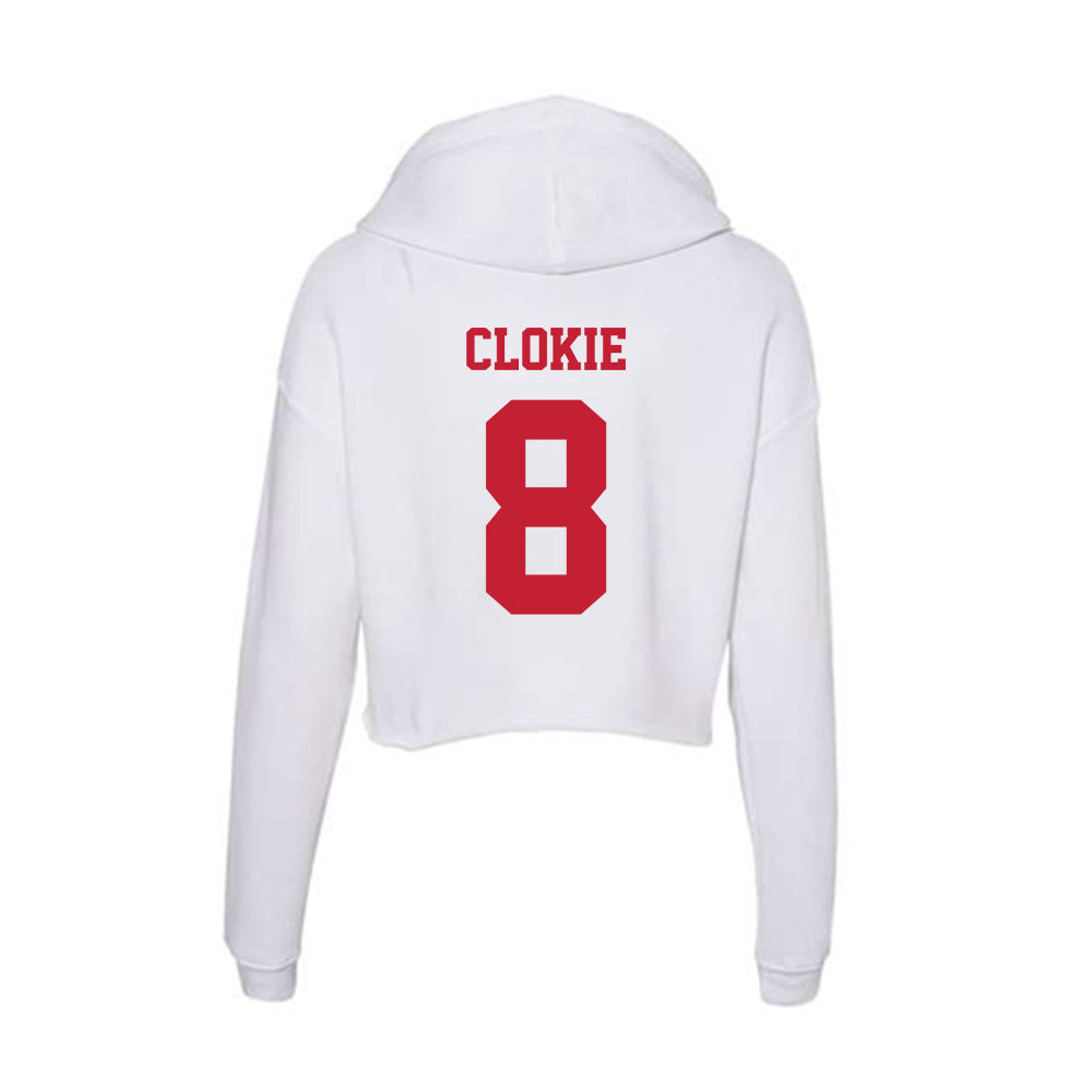Ball State - NCAA Women's Field Hockey : Grace Clokie - Classic Shersey Women's Crop Fleece Hoodie-1