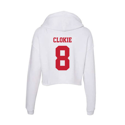 Ball State - NCAA Women's Field Hockey : Grace Clokie - Classic Shersey Women's Crop Fleece Hoodie-1
